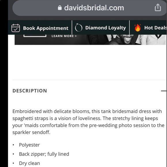 EMBROIDERED FLORAL TANK LINED DRESS - Picture 8 of 8